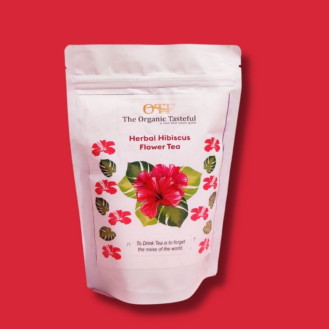 Organic Tasteful Hibiscus Tea for Lowering Blood Pressure & Promote Hair  Growth - OrganicTasteFul